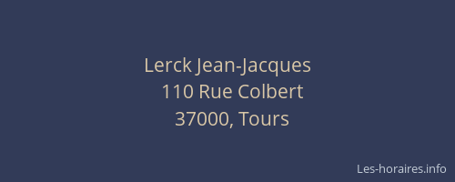 Lerck Jean-Jacques