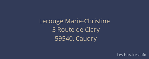 Lerouge Marie-Christine