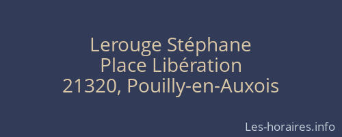 Lerouge St&eacute;phane