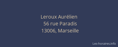 Leroux Aurélien