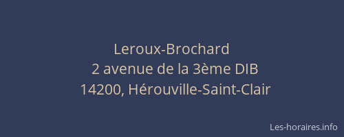 Leroux-Brochard