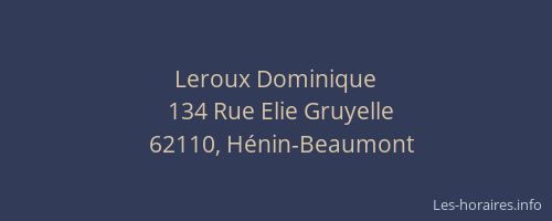 Leroux Dominique