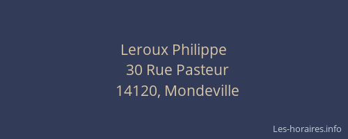 Leroux Philippe