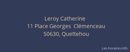 Leroy Catherine