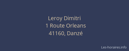 Leroy Dimitri