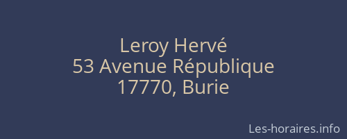 Leroy Hervé