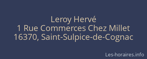 Leroy Hervé