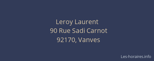 Leroy Laurent