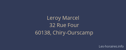 Leroy Marcel