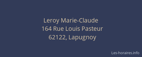 Leroy Marie-Claude
