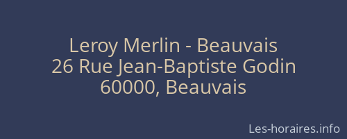 Leroy Merlin - Beauvais