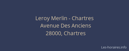 Leroy Merlin - Chartres