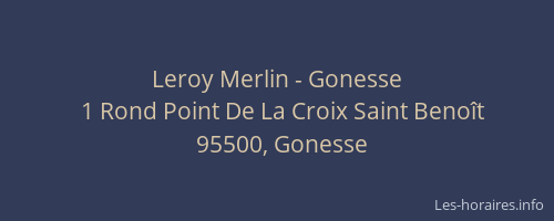 Leroy Merlin - Gonesse