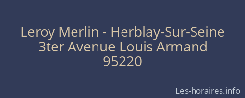 Leroy Merlin - Herblay-Sur-Seine