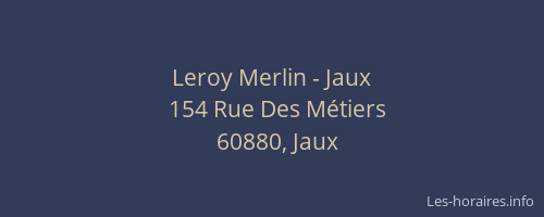 Leroy Merlin - Jaux