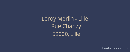Leroy Merlin - Lille