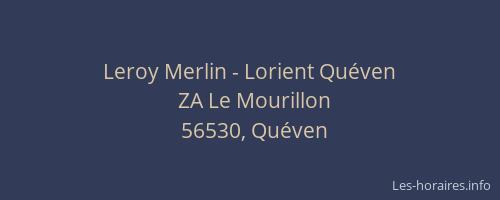 Leroy Merlin - Lorient Quéven