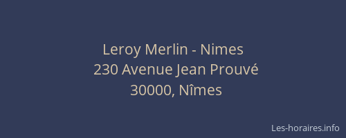 Leroy Merlin - Nimes