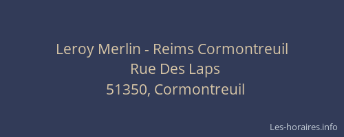 Leroy Merlin - Reims Cormontreuil