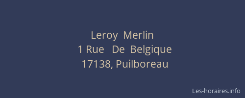 Leroy  Merlin