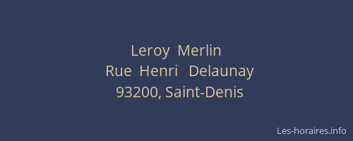 Leroy  Merlin