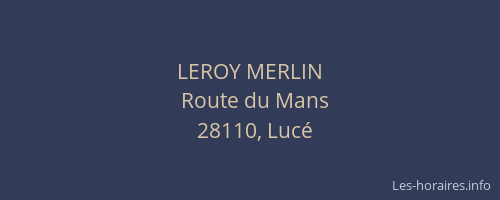 LEROY MERLIN