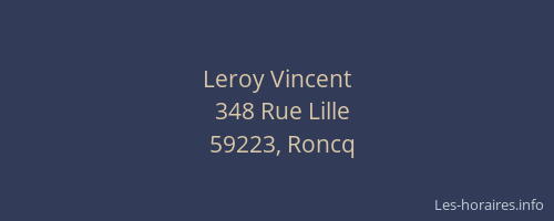 Leroy Vincent