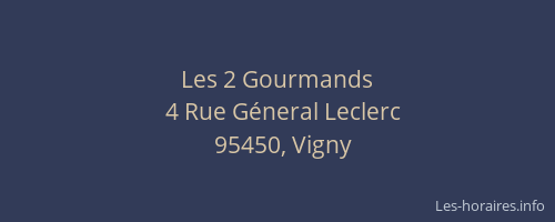 Les 2 Gourmands