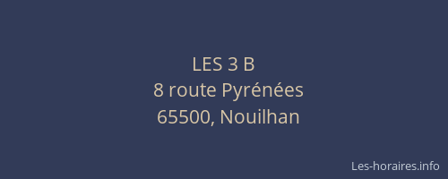 LES 3 B