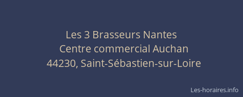 Les 3 Brasseurs Nantes