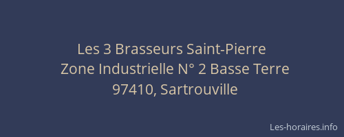 Les 3 Brasseurs Saint-Pierre