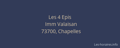 Les 4 Epis