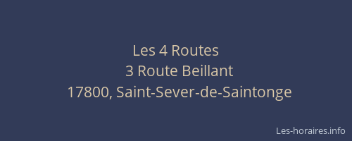 Les 4 Routes
