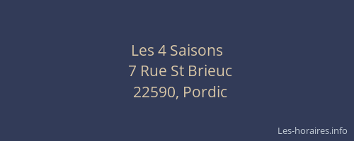 Les 4 Saisons