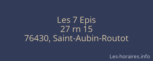 Les 7 Epis