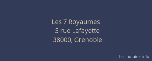 Les 7 Royaumes