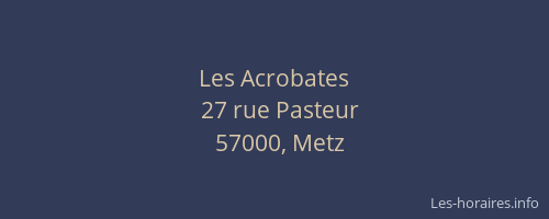 Les Acrobates