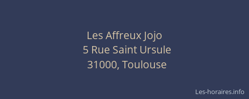 Les Affreux Jojo