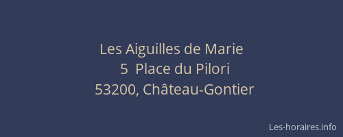 Les Aiguilles de Marie