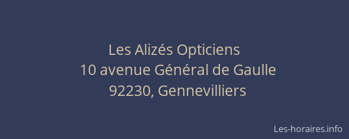 Les Alizés Opticiens