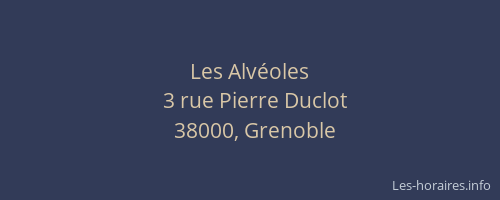 Les Alvéoles