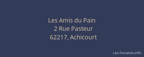 Les Amis du Pain
