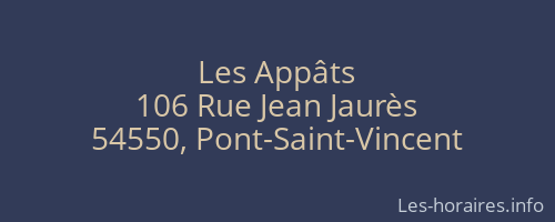Les Appâts