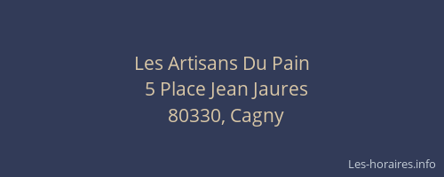 Les Artisans Du Pain