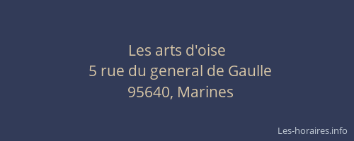 Les arts d'oise