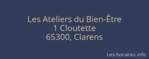 Les Ateliers du Bien-Être