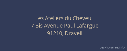 Les Ateliers du Cheveu
