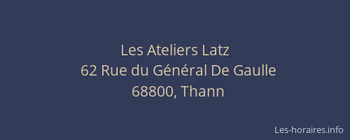 Les Ateliers Latz