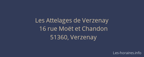 Les Attelages de Verzenay