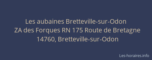 Les aubaines Bretteville-sur-Odon